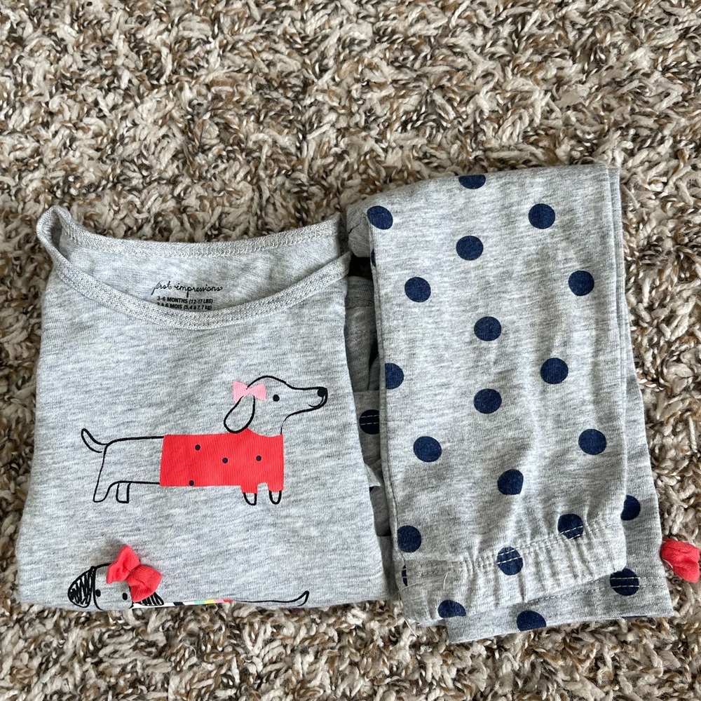 First Impressions set with Dog design for Girls - Picture 6 of 7